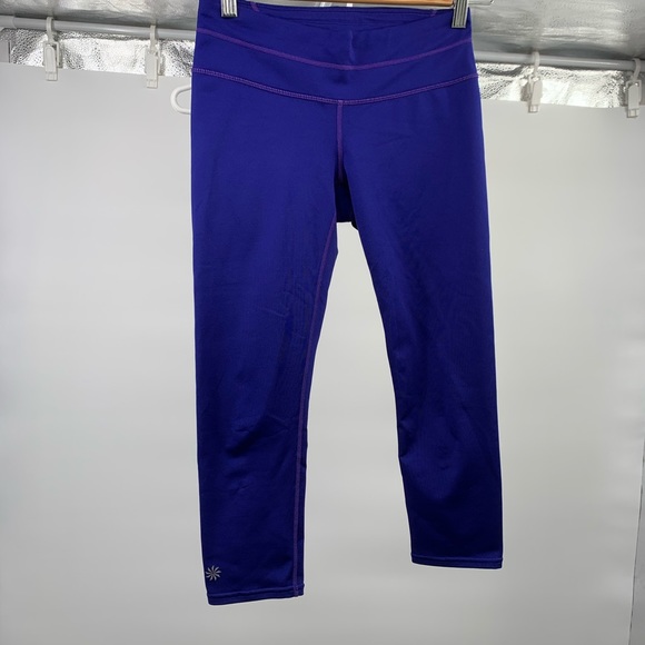 athleta capri purple leggings - Picture 1 of 5